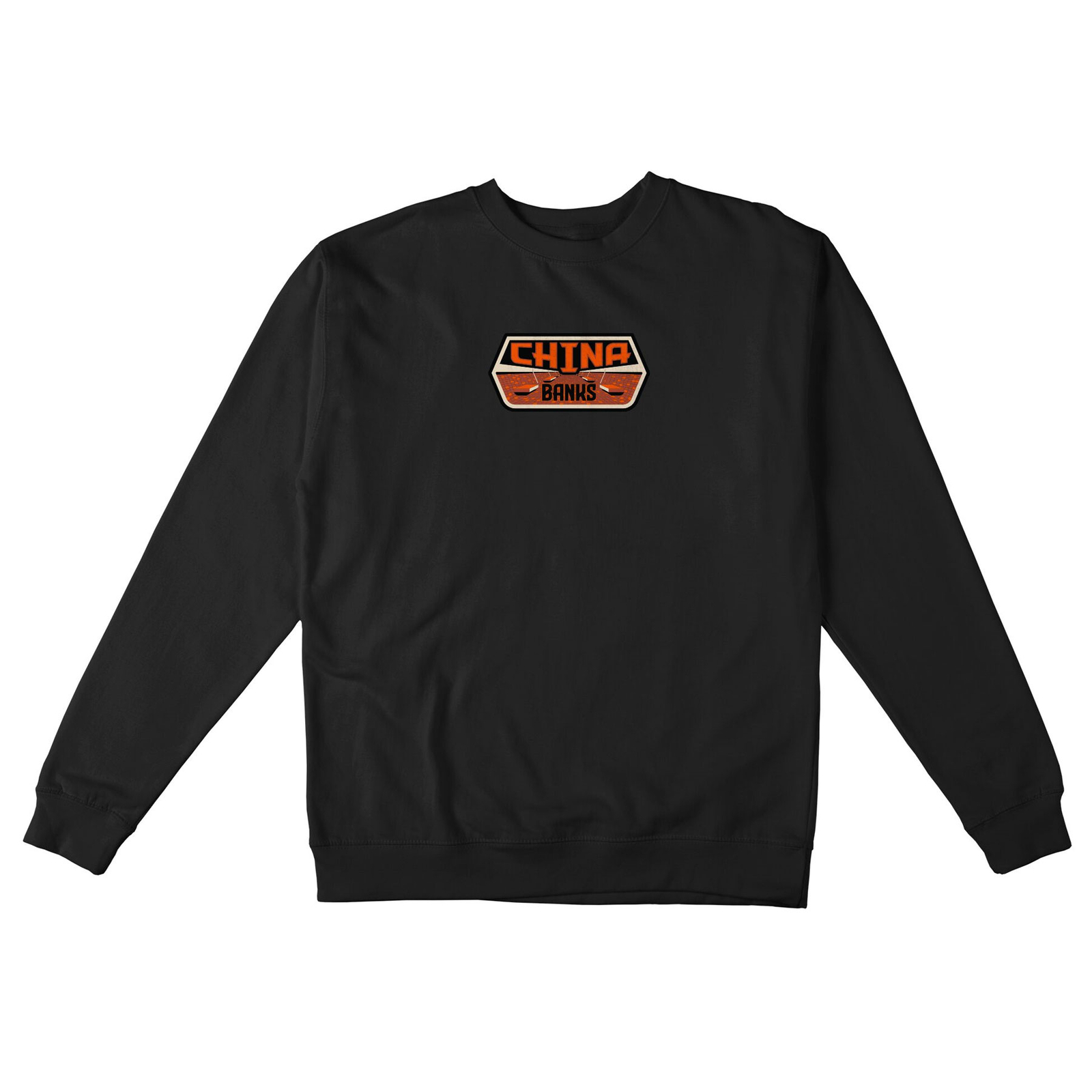 S Sweatshirt China Banks Black