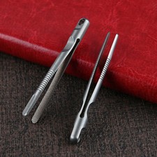 CNC Titanium Tweezers Pocket Mini Keychain Outdoor Lightweight Clamping EDC Tool