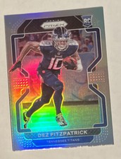 2021 NFL Prizm Dez Fitzpatrick Silver Holo Prizm Rookie Card RC #366 Titans