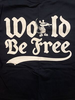 WORLD BE FREE SHIRT HARDCORE EDGE TERROR STRIFE JUDGE YOT DESPAIR CHAIN EXCEL