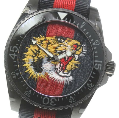GUCCI Dive Tiger 136.2 Quartz Men's 