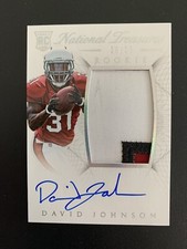 2015 National Treasures Rookie Patch Auto #108 David Johnson💥20/25💥 True RPA