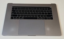Apple MacBook Pro 15" A1990 2018 2019 Palmrest w/ Keyboard Gray Genuine Grade B