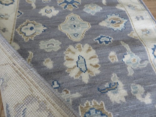 3'1 X 4'10 Hand Knotted Gray Modern Oushak Oriental Rug G13966 - Picture 12 of 12