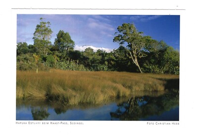 Postcard Hapuka Estuary at Haast Pass / New Zealand