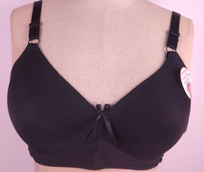 Sofra RN 65914 Black Polyester Underwired T Shirt Bra Size 34 B - New        (7)