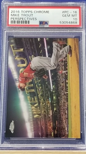 Mike Trout - 2016 Topps Chrome Perspectives  PSA 10
