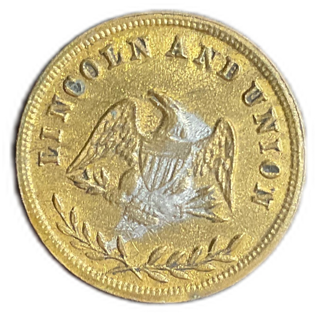 CWT Civil War Token F-128/289 1864 Lincoln And Union Rare