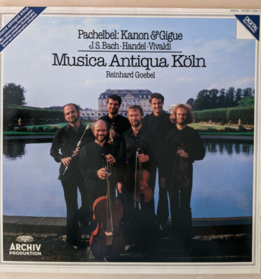 Pachelbel Bach Handel Vivaldi - Goebel Musica Antiqua Köln  Archiv 1983  LP