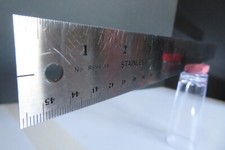 VINTAGE WESTCOTT® Flexible *VIDEO* Stainless Steel Ruler R590-18" Made in USA Co