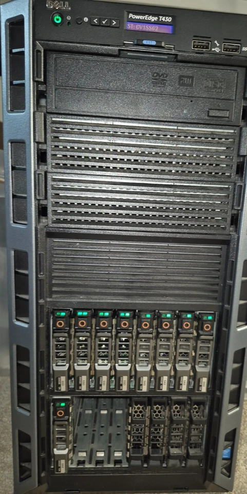 Dell Power Edge T430 16GB RAM 4 x 200GB SSD Intel Xeon E5-2609 v3 - Image 2 of 2