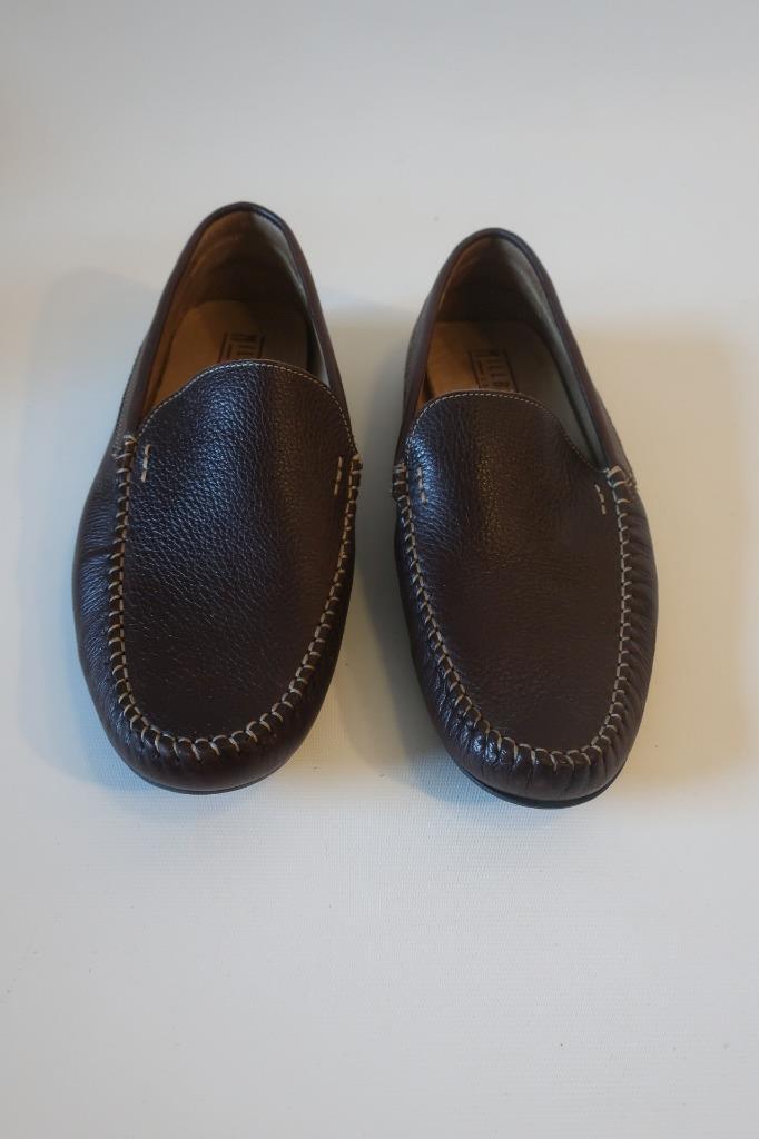 Millburn Driver Moccasin Nubuck Leather Dress Shoes Footwear Casual Men\'s 8 M Alfred Penny Driving Loafer – Jay Butler main image 4