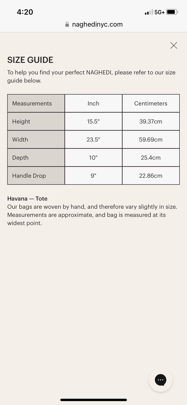 Naghedi Havana Travel Tote Women's Ink Blue NWT