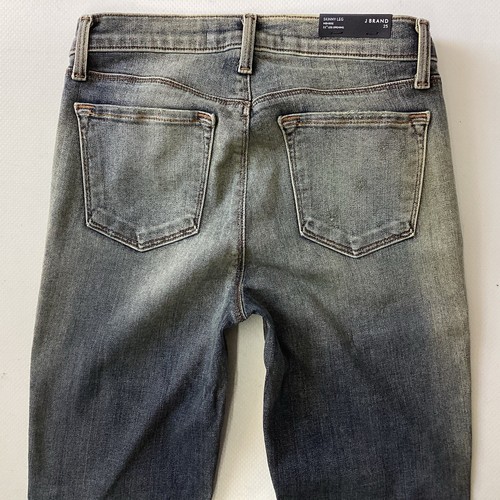 BNWT Ladies J Brand Skinny Mid Rise Vintage Wash Blue Jeans Uk 6 W25 L32 (474H) - Picture 2 of 9