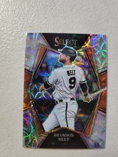 2022 Panini Select Prizm Holo Scope Brandon Belt #173 - San Francisco Giants NM