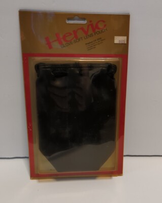 Hervic glove Soft Lens Pouch Protective Case 7'' fits 50-100mm Vintage NOS