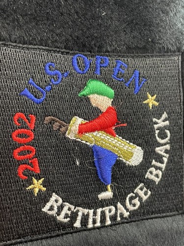 2002 US Open Bethpage Black GOLF Headcover Tiger Woods won that year! RARE! - Picture 8 of 9