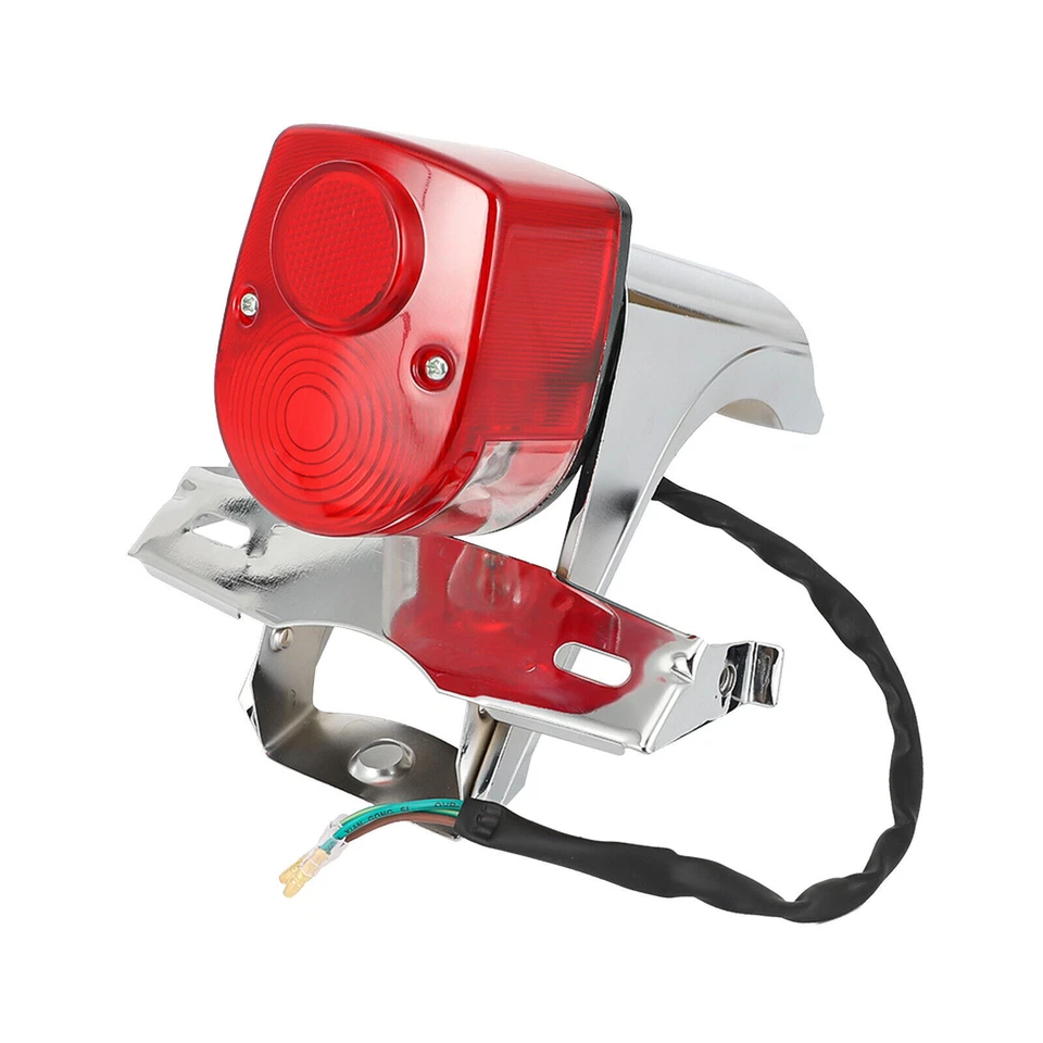 For Honda ST70 DAX ST50 ST90 CT50 CT70 Rear Brake Tail Light w/ Bracket Replace - Image 4 of 4