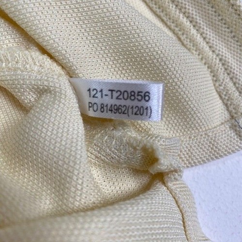 Tommy Bahama Cream Polo Shirt Marlin Logo Classic Golf Casual M/M - Imagen 8 de 8
