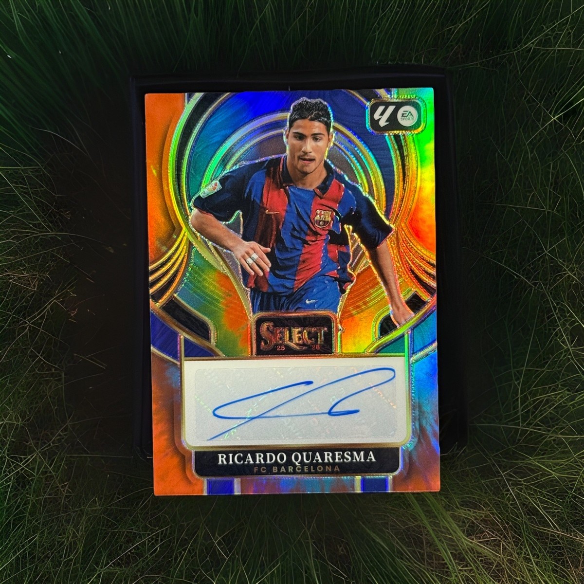 2025-26 Panini Select La Liga Barcelona Ricardo Quaresma Auto Tie