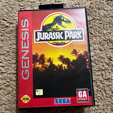 SEGA Jurassic Park for Sega Genesis Complete w/ Manual Action & Adventure