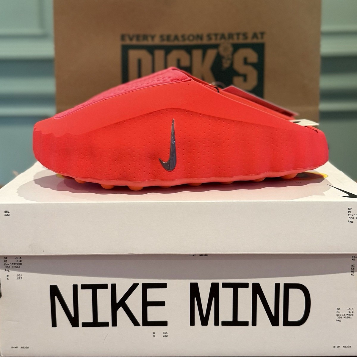 SOLAR RED Nike Mind 001 MULE Men's SZ 7 NIB | eBay
