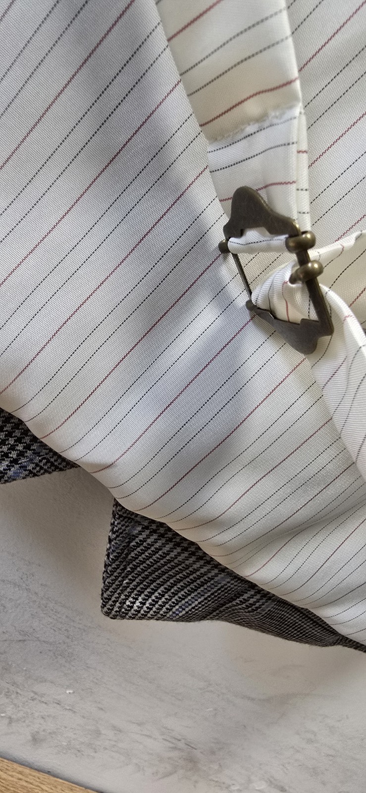 Barbour Men's Beige Check lightweight suit Waistcoat Size UK 36 RRP £149 image 10