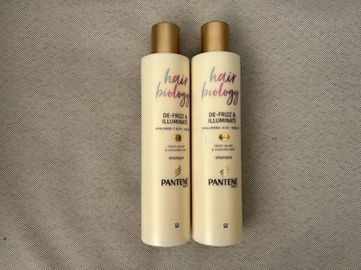 Pantene Defrizz & Illuminate Shampoo für trockenes krauses oder coloriertes Haar 2 x 250 ml