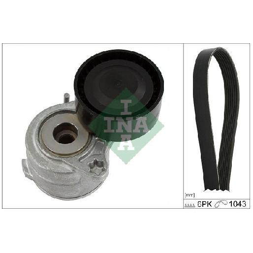 Keilrippenriemensatz FüR Opel Corsa P2JO 1.2 19 Bis 26 INA HNS HNZ-image