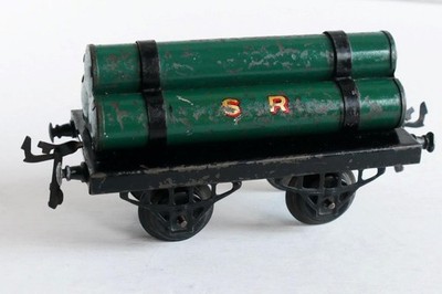 HORNBY SPUR O (NO 1) GASFLASCHENWAGEN (SR GRÜN) OHNE BOX