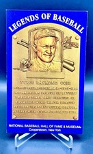 2000 Hall of Fame Cooperstown Postcards #TRC Tyrus Raymond Cobb Tigers