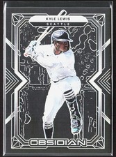 2022 Panini Chronicles Kyle Lewis Obsidian #57 Seattle Mariners BASEBALL