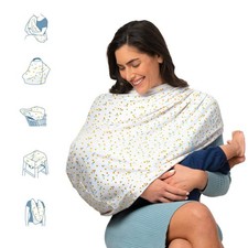 Munchkin  Milkmakers  5-in-1 Nursing Cover, Quiet Skies