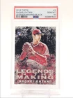 SHOHEI OHTANI 2018 TOPPS LEGENDS IN THE MAKING ROOKIE BLACK PSA 10 Q1739