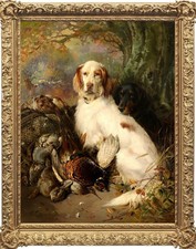 Hand Painted Oil Painting art Animal hound dog On Canvas Wall Art Decor 24"X30"
