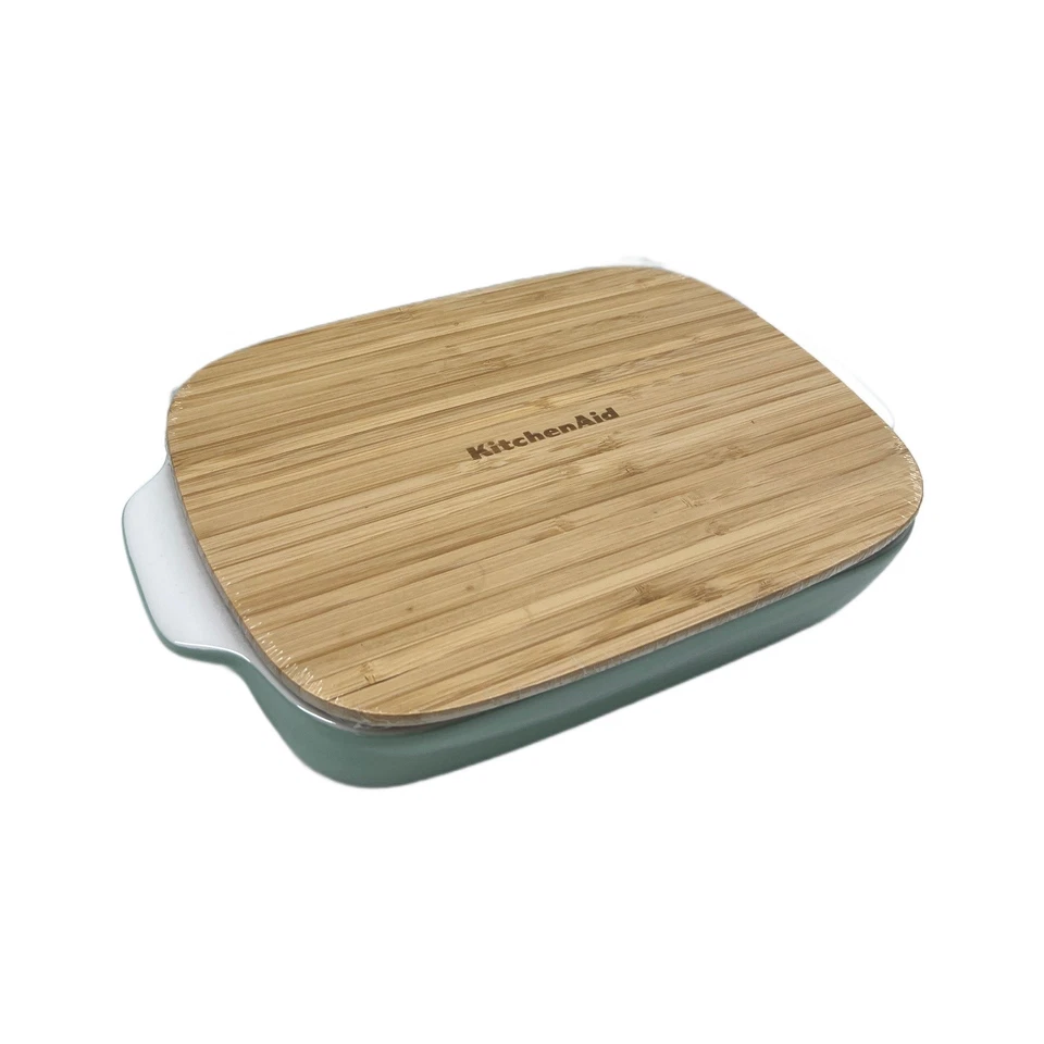KitchenAid CC007425-001 pistacho bandeja rectangular de cerámica - Imagen 3 de 4