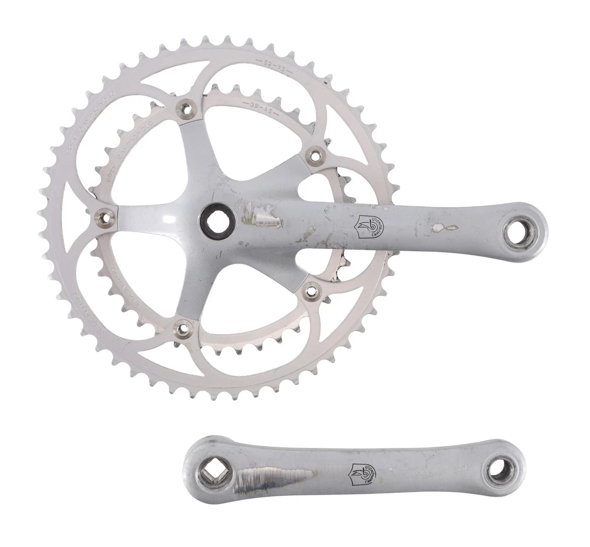 Groupe Campagnolo Mixed 2×8 Vitesses - 52/39, Manivelles 170mm - Occasion