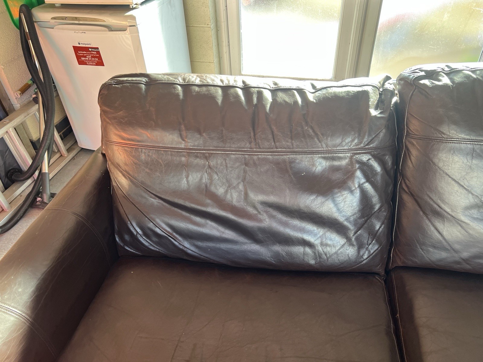 2x2 Seater  Leather Sofas