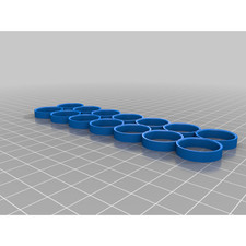 14p 18650 Li-ion Battery Holder 3D-Printed