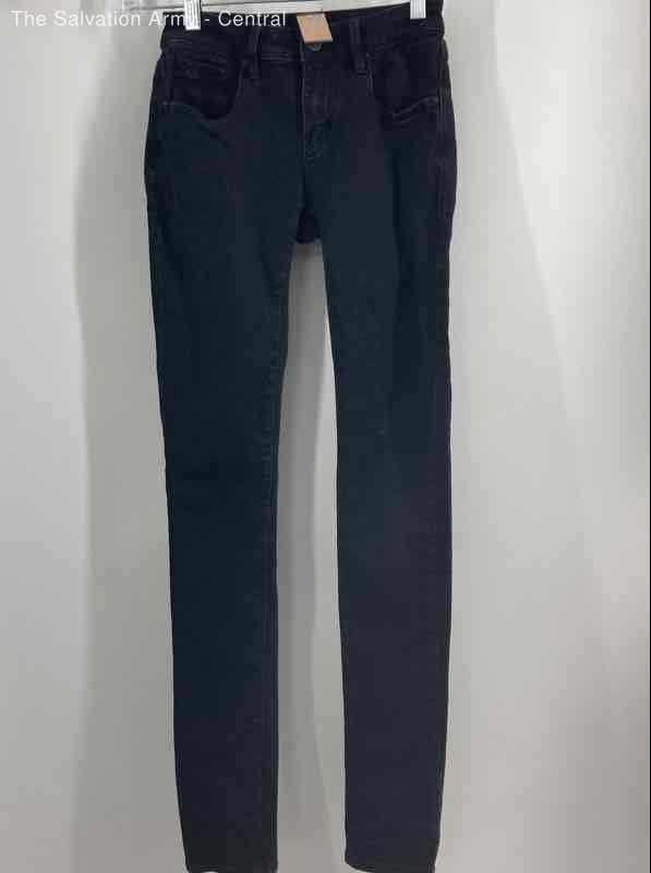 Armani Exchange Womens Black Dark Wash Pockets Skinny Jeans Size Approx XS/S