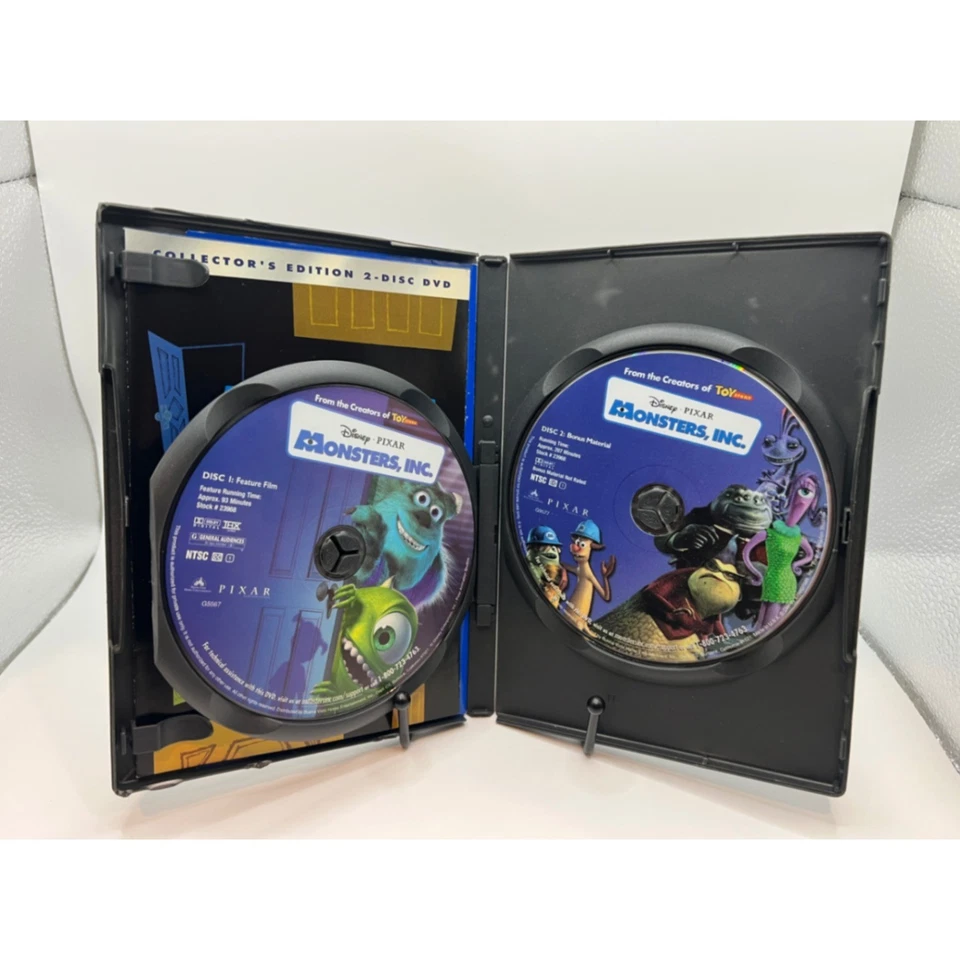 Фильм Disney Pixar Monsters Inc коллекционное издание 2 диска DVD - Изображение 2 из 3