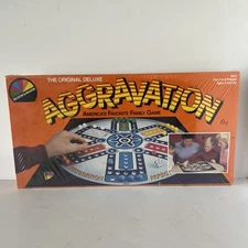 Aggravation Board Game Original Deluxe Selchow Righter 1987 Factory Sealed