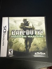 Call of Duty 4 Modern Warfare Nintendo DS Game Case with Manual - No game