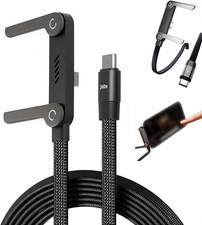 Multi-Adjustable, 240W Fast Charging Cable, 1.5m for Smartphones, Tablets