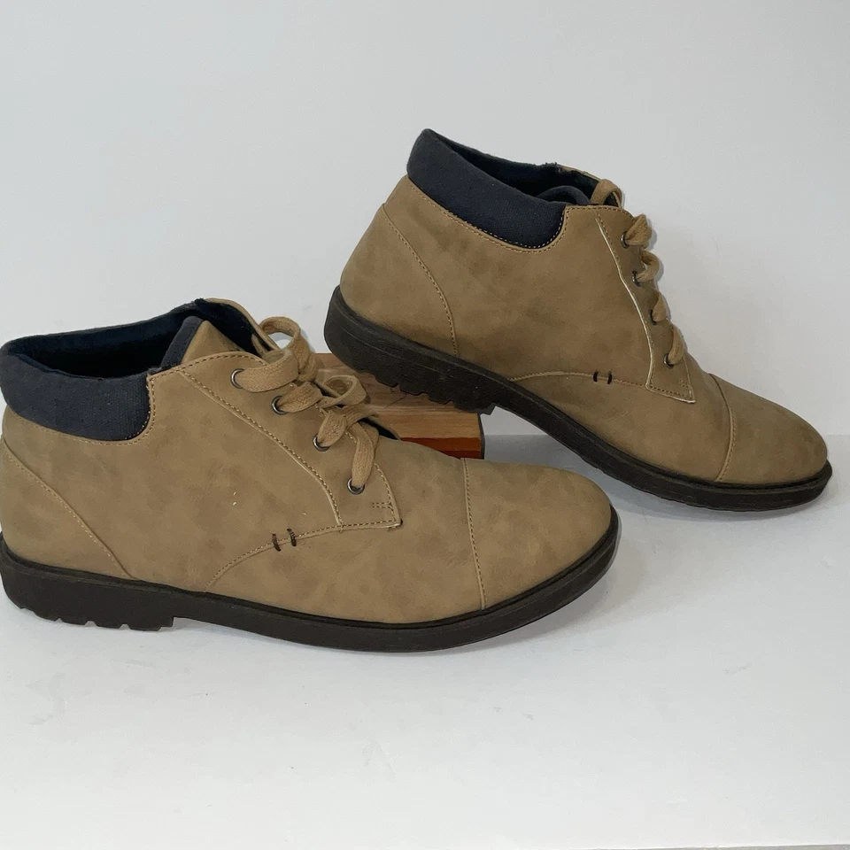 Kenneth Cole Reaction Botas al Tobillo Marrón Hombre Niño Juventud Talla 7 Foto 2 de 4