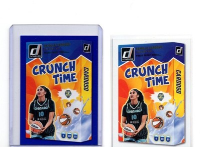 SKY 2025 WNBA Donruss Kamilla Cardoso Crunch Time Press Proof Blue & Base #10