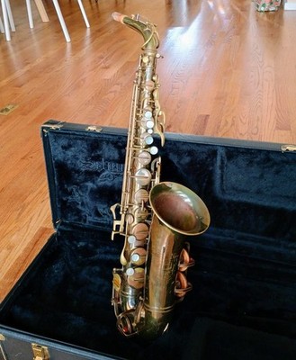 Vintage 1948-9 Buescher Big B Aristocrat 140 Alto Saxophone Original Lacquer