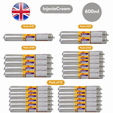 SikaMur InjectoCream 100 Moisture Insulation White 600ml - Pack of 1 to 12