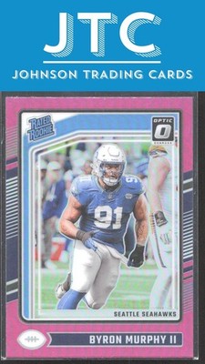 2024 Donruss Optic Byron Murphy II Pink RC Seattle Seahawks