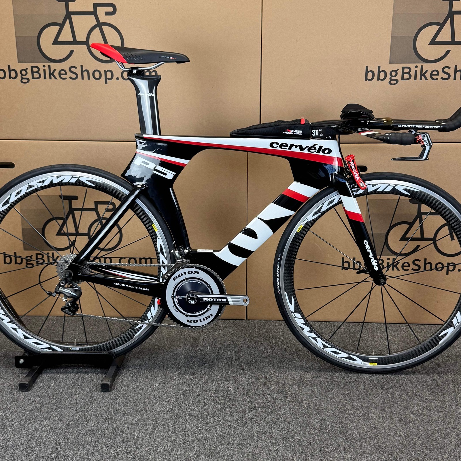 (Used) Used Cervelo P5, Carbon Fiber Triathlon Bike-2014, 54cm (2850.00 USD)